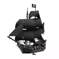 Thumbnail for Building Blocks Movie MOC 16006 The Black Pearl Pirate Ship Bricks Toys Construction Set Toys - 1