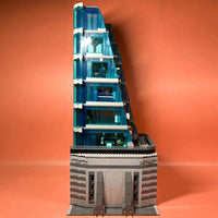 Thumbnail for Building Blocks Movie MOC Avengers Super Hero Tower Bricks Toys - 10