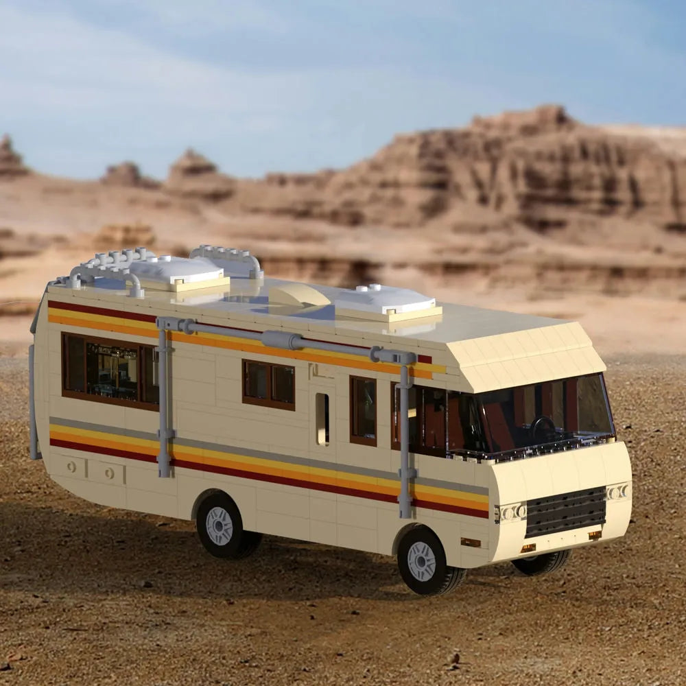 MOC Movie Breaking Bad RV Car Building Blocks Toy