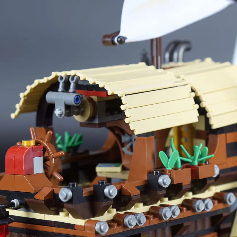 Building Blocks Movie Creative MOC Ninjago Destiny Bounty Ship Bricks Toy - 5