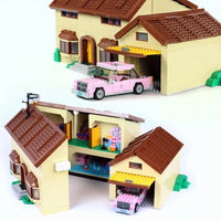Thumbnail for Building Blocks MOC Movie Creator The Simpsons House Bricks Toys - 16