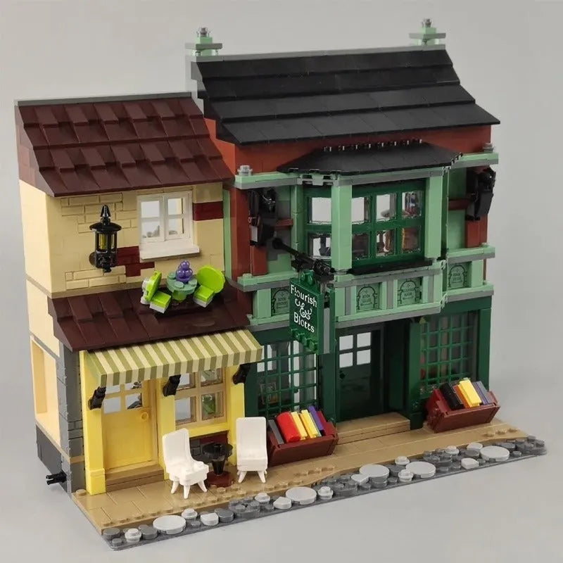 Building Blocks MOC Movie Expert Harry Potter Diagon Alley Bricks Toys - 12