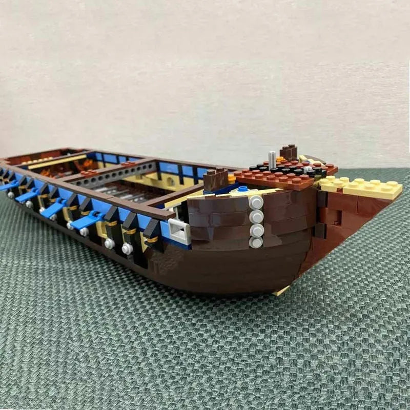 Building Blocks Movie Expert MOC Imperial Flagship Pirate Ship Bricks Toys - 13