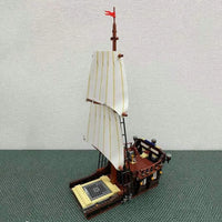 Thumbnail for Building Blocks Movie Expert MOC Imperial Flagship Pirate Ship Bricks Toys - 16