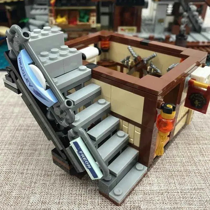 Building Blocks Movie MOC Expert Ninjago City Docks Bricks Toys 06083 - 11