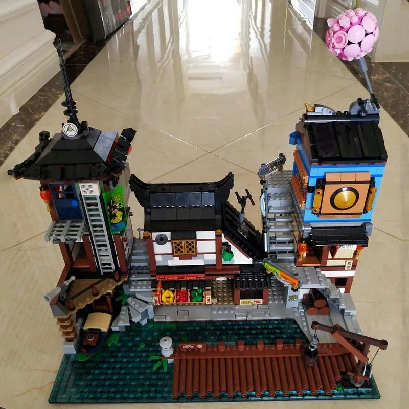 Building Blocks Movie MOC Expert Ninjago City Docks Bricks Toys 06083 - 8