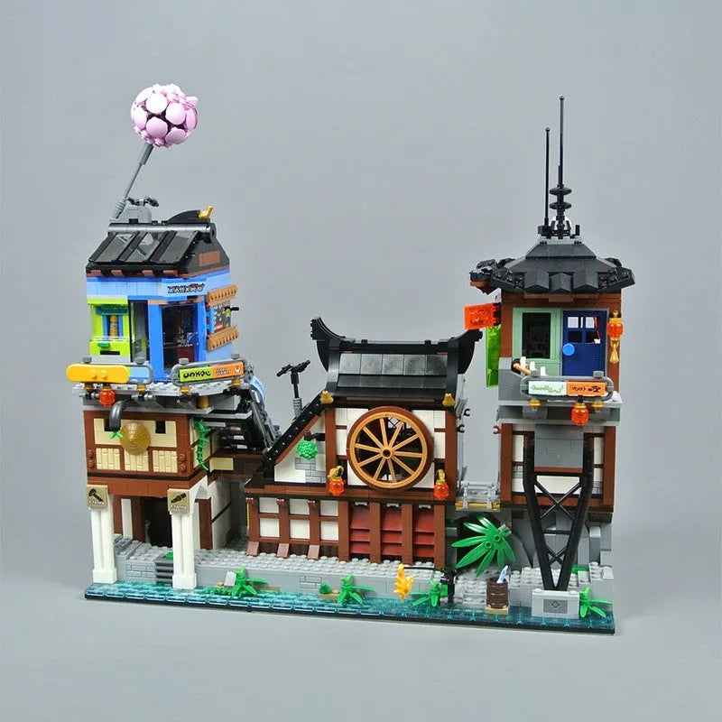 Building Blocks Movie MOC Expert Ninjago City Docks Bricks Toys 06083 - 3