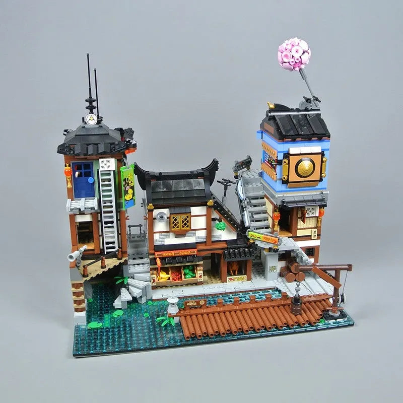 Building Blocks Movie MOC Expert Ninjago City Docks Bricks Toys 06083 - 1