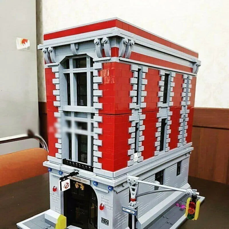 Building Blocks MOC Movie Ghostbuster Firehouse Headquarters Bricks Toy Construction Set Toys - 14