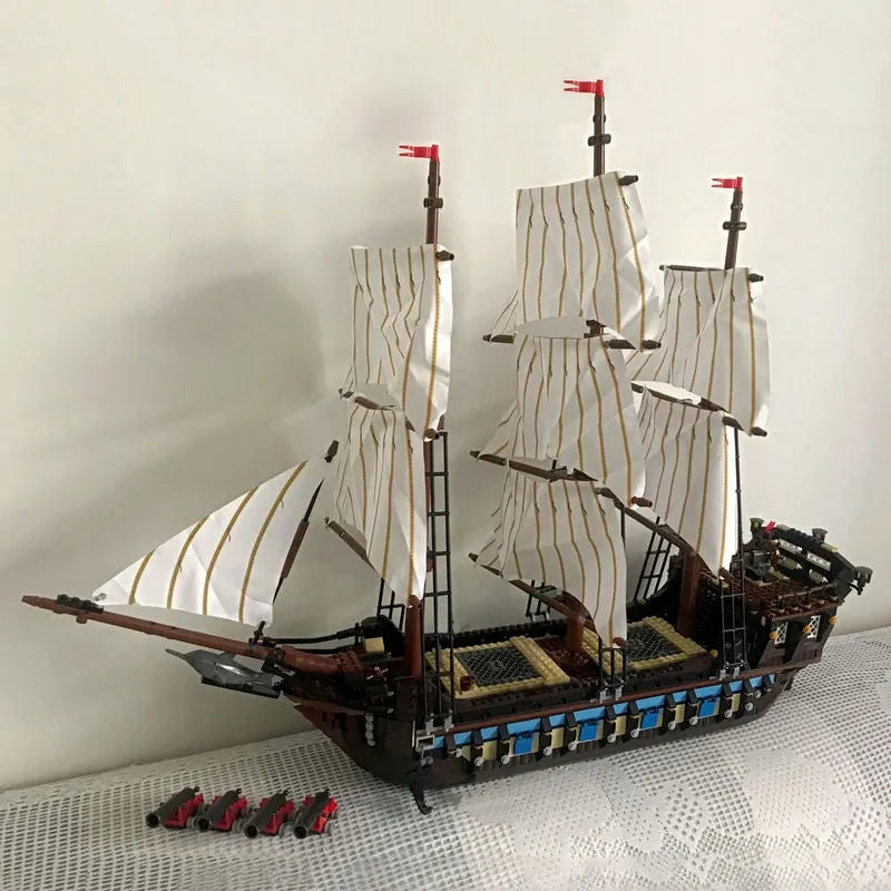 Building Blocks Movie MOC Imperial Flagship Pirate Ship Bricks Toy 22001 - 8