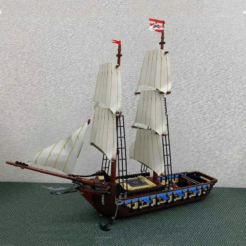 Building Blocks Movie MOC Imperial Flagship Pirate Ship Bricks Toy 22001 - 14