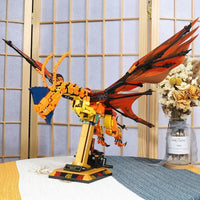 Thumbnail for Building Blocks MOC Movie Phantom Fly Dragon Bricks Toys 13004 - 2