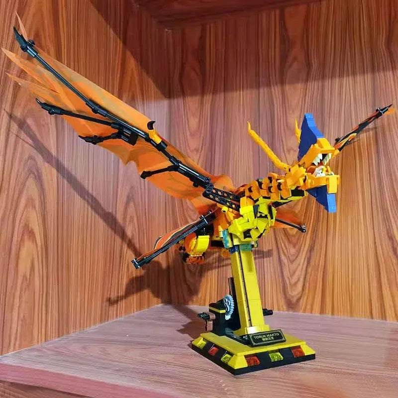 Building Blocks MOC Movie Phantom Fly Dragon Bricks Toys 13004 - 7
