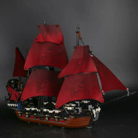 Thumbnail for Building Blocks Movie MOC Queen Anne’s Revenge Pirate Ship Bricks Toys 16009 - 7
