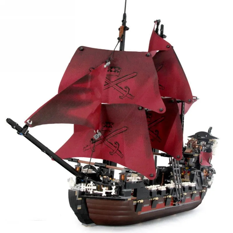Building Blocks Movie MOC Queen Anne’s Revenge Pirate Ship Bricks Toys 16009 Construction Set Toys - 1