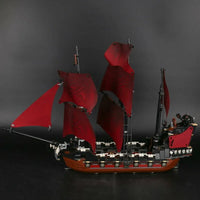 Thumbnail for Building Blocks Movie MOC Queen Anne’s Revenge Pirate Ship Bricks Toys 16009 - 8