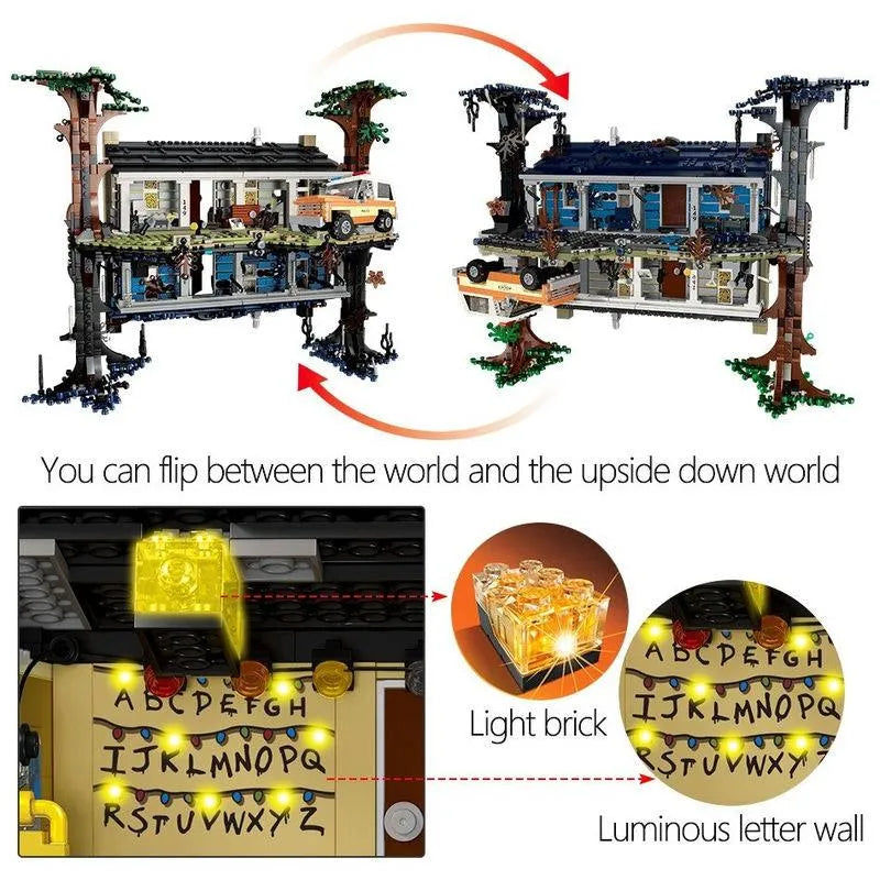 Building Blocks Movie MOC Stranger Things Upside Down Bricks Toy EU Construction Set Toys - 5