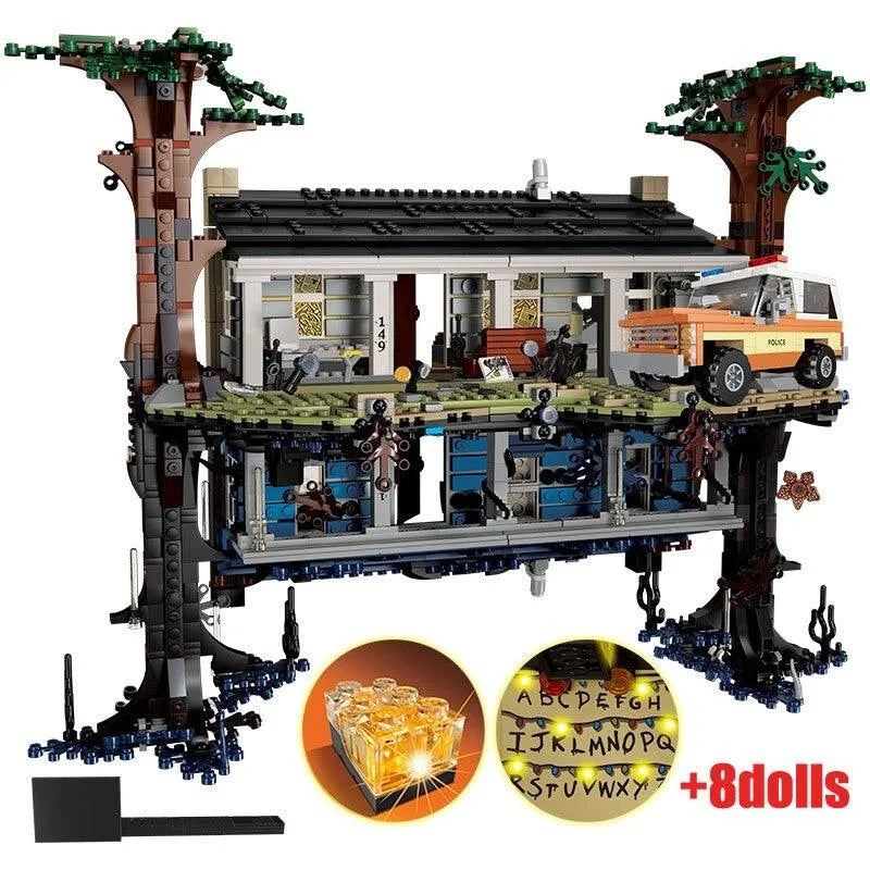 Stranger Things Red Blocks Stranger Things Upside Down Building Blocks Toy for Kids
