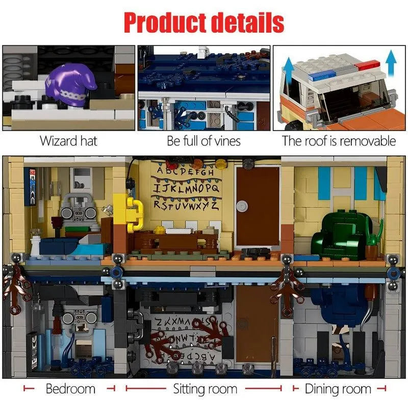 Building Blocks Movie MOC Stranger Things Upside Down Bricks Toy EU Construction Set Toys - 7