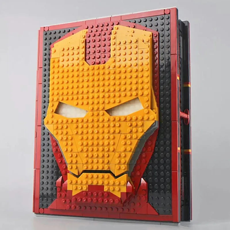 Building Blocks MOC Movie Super Hero Ideas Iron Man Book Bricks Toys - 6