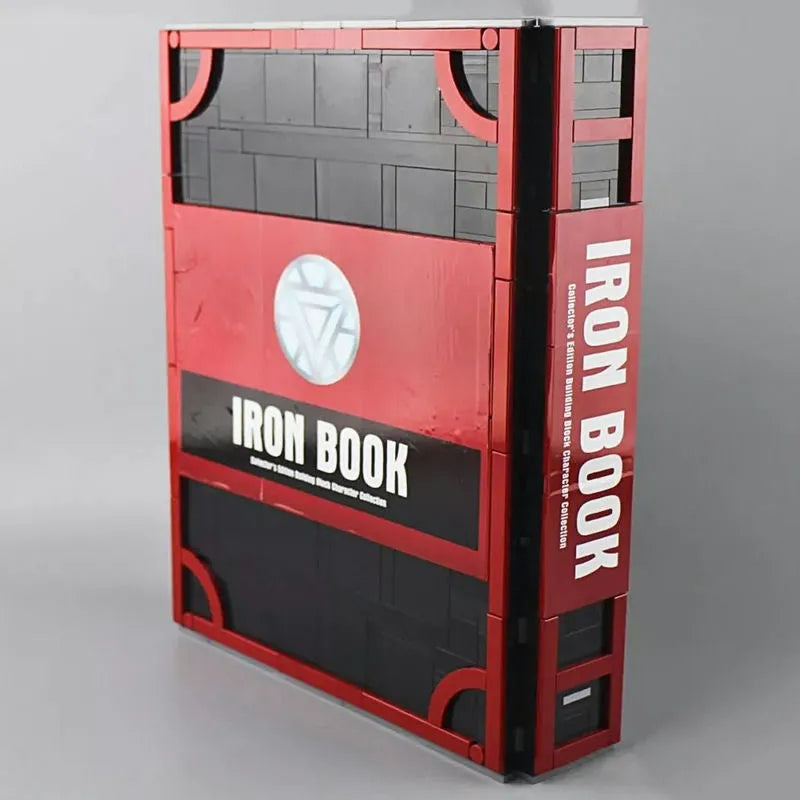 Building Blocks MOC Movie Super Hero Ideas Iron Man Book Bricks Toys - 7