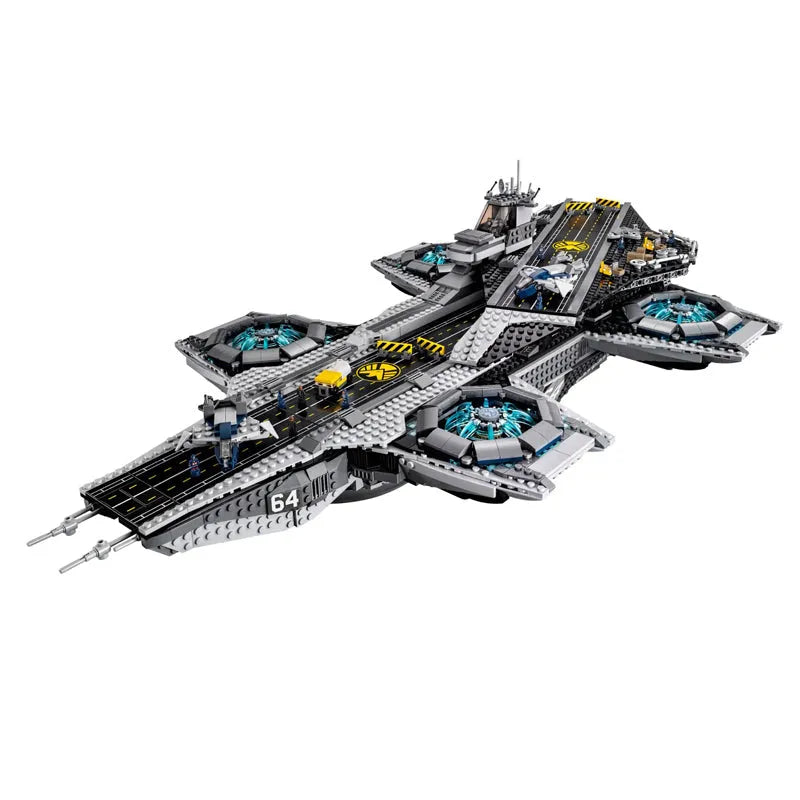 Building Blocks Movie MOC Super Hero The SHIELD Helicarrier Bricks Toy 07043 - 1