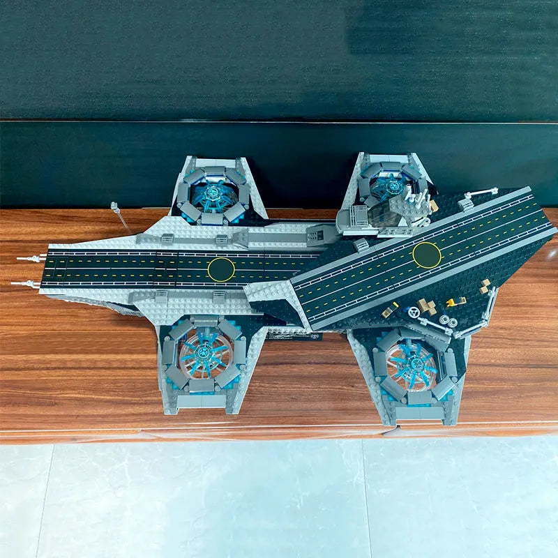 Building Blocks Movie MOC Super Hero The SHIELD Helicarrier Bricks Toy 07043 - 21