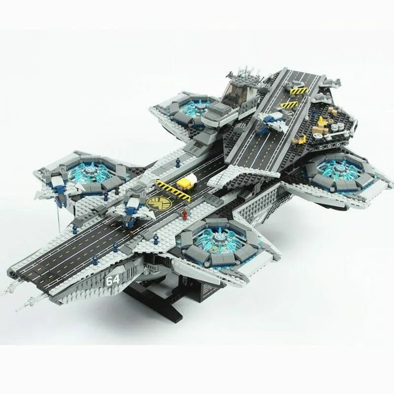 Building Blocks Movie MOC Super Hero The SHIELD Helicarrier Bricks Toy 07043 - 3