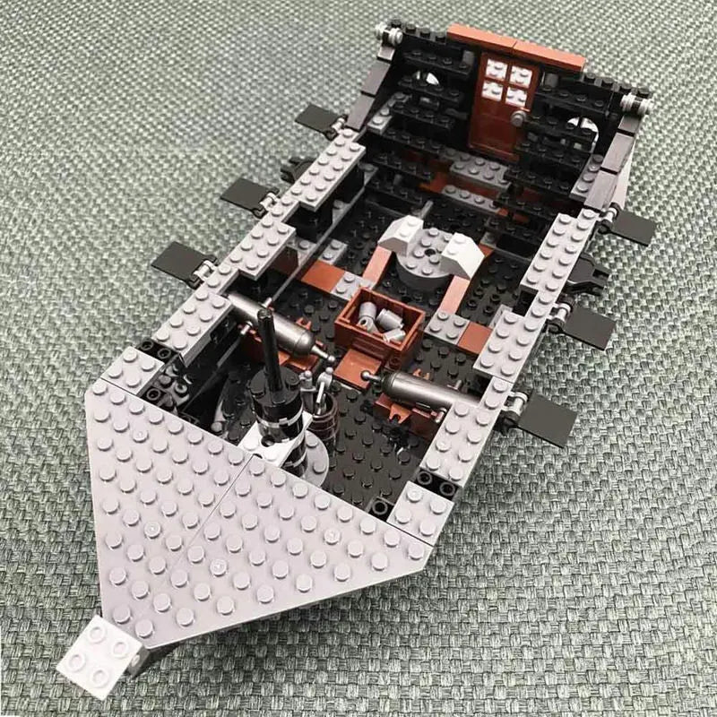 Building Blocks Movie MOC The Black Pearl Pirate Ship Bricks Toys 16006 - 19