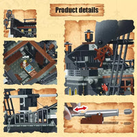 Thumbnail for Building Blocks Movie MOC The Black Pearl Pirate Ship Bricks Toys 16006 - 4