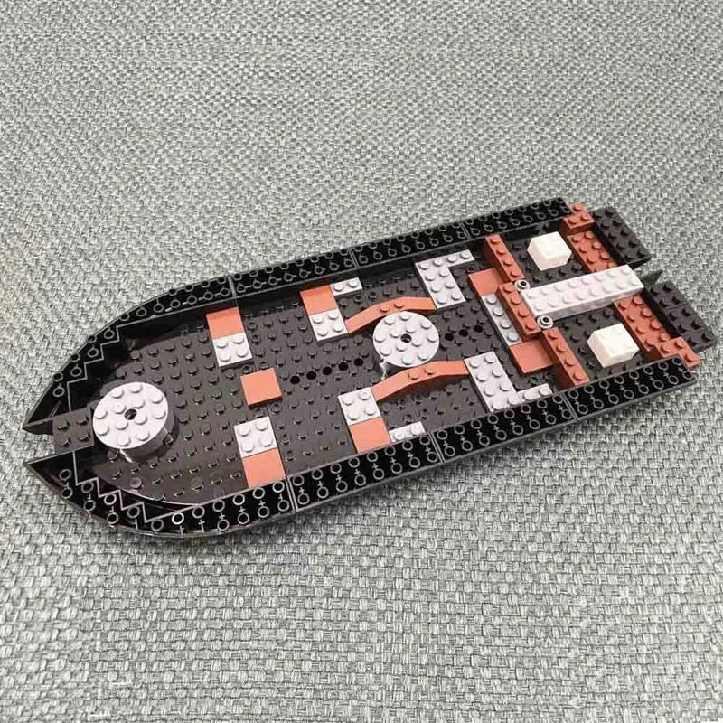 Building Blocks Movie MOC The Black Pearl Pirate Ship Bricks Toys 16006 - 20