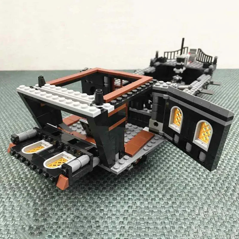 Building Blocks Movie MOC The Black Pearl Pirate Ship Bricks Toys 16006 - 17