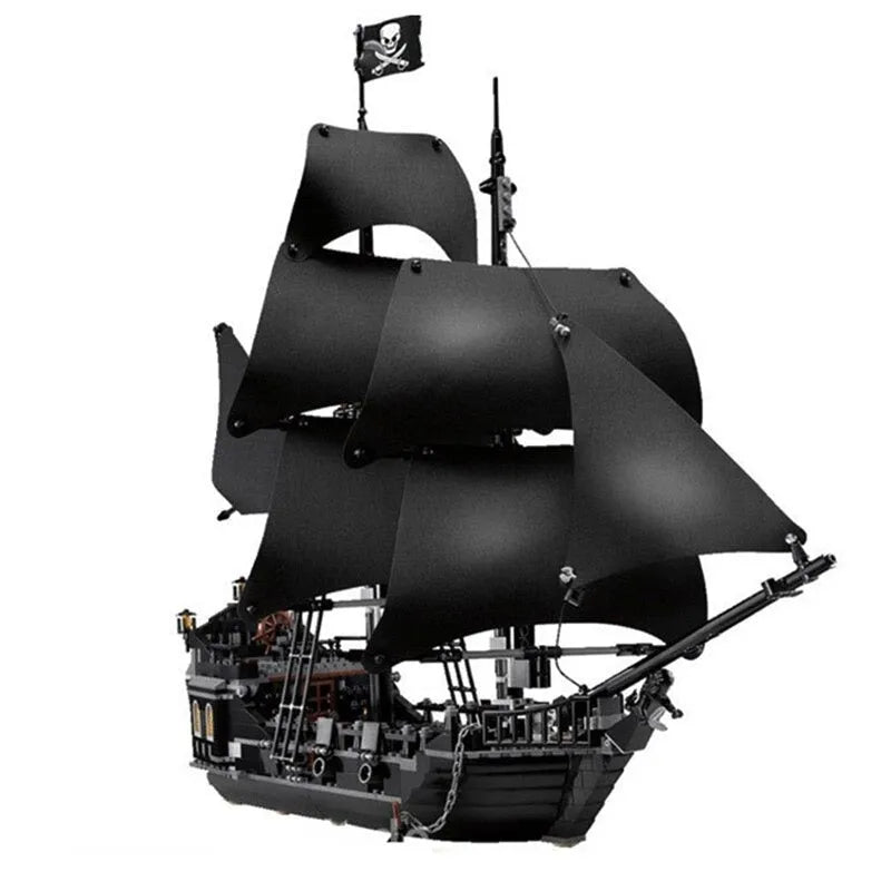 Building Blocks Movie MOC The Black Pearl Pirate Ship Bricks Toys 16006 - 8