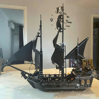Thumbnail for Building Blocks Movie MOC The Black Pearl Pirate Ship Bricks Toys 16006 - 11