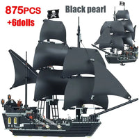 Thumbnail for Building Blocks Movie MOC The Black Pearl Pirate Ship Bricks Toys 16006 - 2