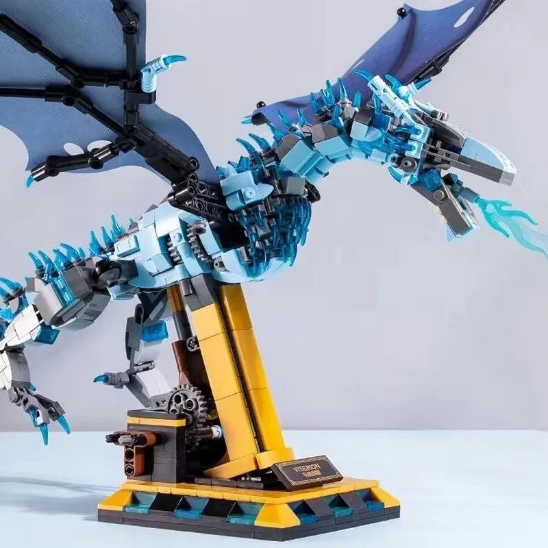 Building Blocks MOC Movie Vise Rion Dragons Bricks Toys 13005 - 4