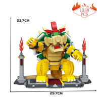 Thumbnail for Building Blocks MOC Movies Super Mario Mighty Bowser 99068 Bricks Toy - 1