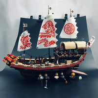 Thumbnail for Building Blocks MOC Ninjago Movie Destiny Bounty Ship Boat Bricks Toy EU - 8