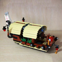 Thumbnail for Building Blocks MOC Ninjago Movie Destiny Bounty Ship Boat Bricks Toy EU - 16