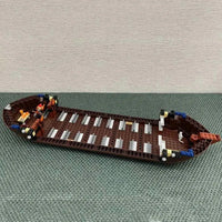 Thumbnail for Building Blocks MOC Pirate Of The Caribbean Battleship Flag Ship Bricks Toys Construction Set Toys - 4