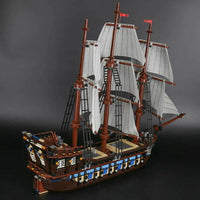 Thumbnail for Building Blocks MOC Pirate Of The Caribbean Battleship Flag Ship Bricks Toys Construction Set Toys - 10