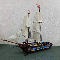 Thumbnail for Building Blocks MOC Pirate Of The Caribbean Battleship Flag Ship Bricks Toys Construction Set Toys - 17
