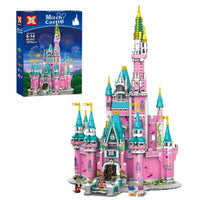 Thumbnail for Building Blocks MOC Princess Fairyland Mitch Pink Castle Bricks Toys - 1