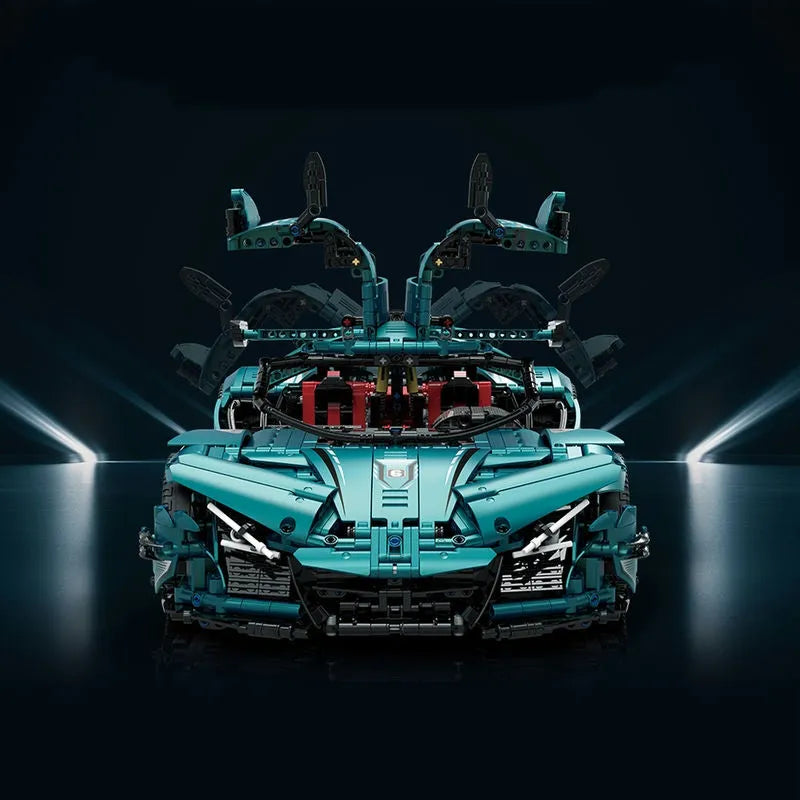 Building Blocks RC APP Gumpert Apollo IE Super Racing Car Bricks Toys MOC 10612 Construction Set Toys - 4