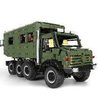 Thumbnail for Building Blocks MOC RC APP Nomadism Off-Road Unimog Truck Bricks Toy - 6