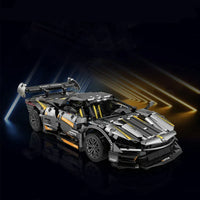 Thumbnail for Building Blocks MOC RC APP Super Racing FLL SP3 Sports Car Bricks Toys - 5