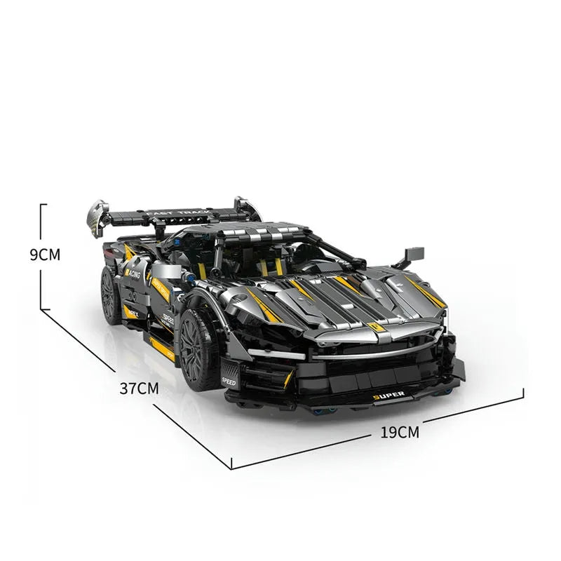 Building Blocks MOC RC APP Super Racing FLL SP3 Sports Car Bricks Toys - 6
