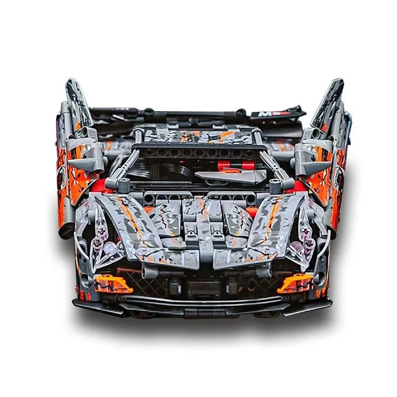 Building Blocks MOC RC Motorized McLaren Concept Roadster Bricks Toy C013 - 7