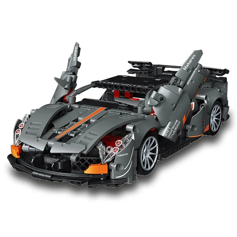 Building Blocks MOC RC Motorized McLaren Concept Roadster Bricks Toy C013 - 6