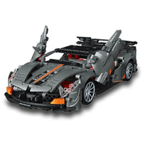 Thumbnail for Building Blocks MOC RC Motorized McLaren Concept Roadster Bricks Toy C013 - 6